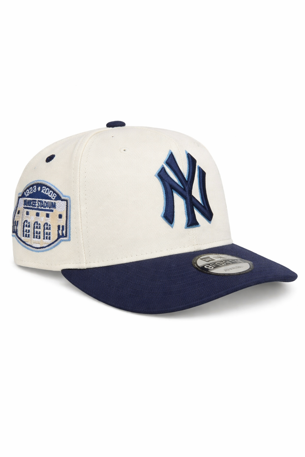 New York Yankees Cream & Navy Snapback – Yankee Stadium Patch